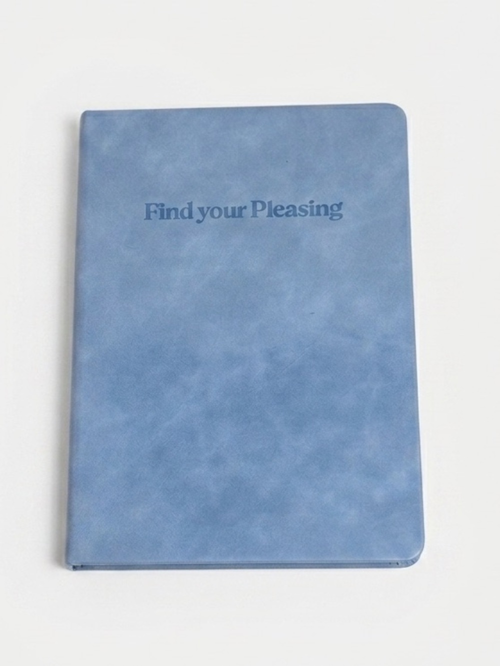 The Pleasing "Find Your Pleasing" Journal in Blue NWT